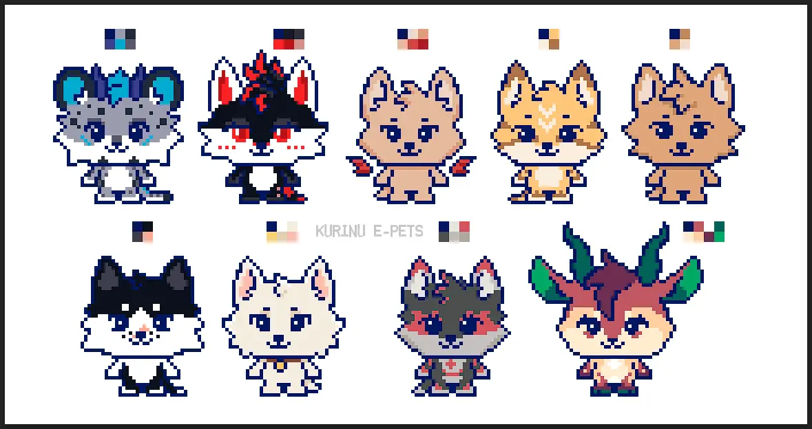 E-Pet pixel art